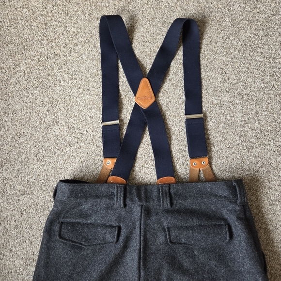 CABELAS Hunting Pants Thick WOOL Cargo Charocal Gray Men's Size 42" X 31" - Picture 10 of 14